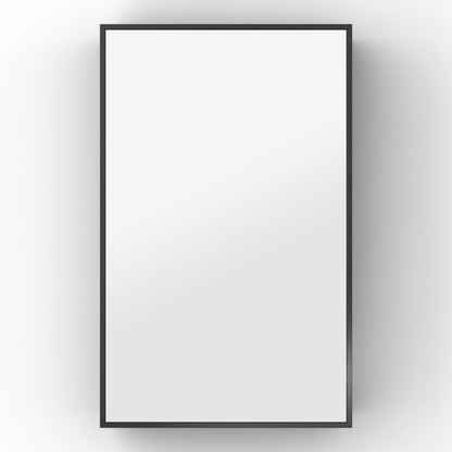 Origins Living Dockside Mirror With Open Shelving 50x80cm Black