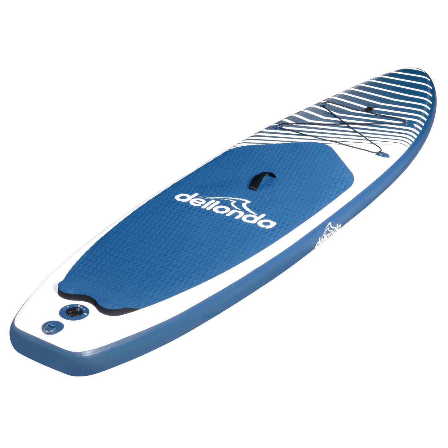 Inflatable Stand Up Paddle Board, SUP, Blue/White, 10'2", Leash, Pump, Carry Bag, DL153 - Hot Tub Shop