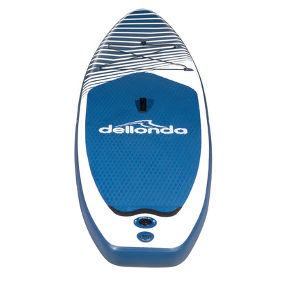 Inflatable Stand Up Paddle Board, SUP, Blue/White, 10'2", Leash, Pump, Carry Bag, DL153 - Hot Tub Shop