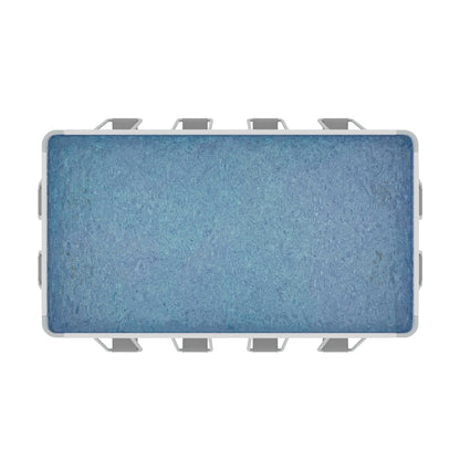 18ft Deluxe Steel Frame Swimming Pool, Rectangular with Filter Pump - DL22