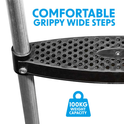 Dellonda 2-Step Trampoline Ladder - 76cm - Hot Tub Shop