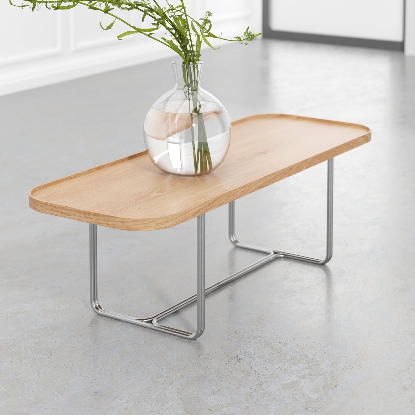 Wireworks Rectangular Table Dt114 Oak