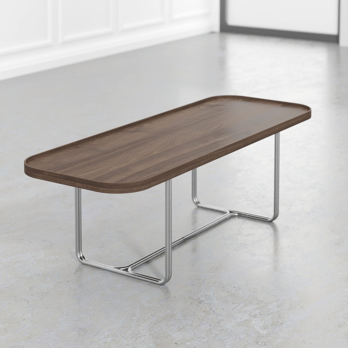 Wireworks Rectangular Table Dt114 Walnut