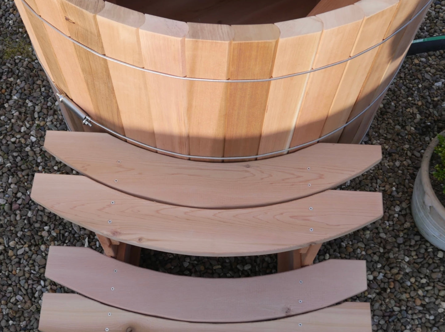 Scandinavian Cedar 2 Person Wood-Fired Hot Tub