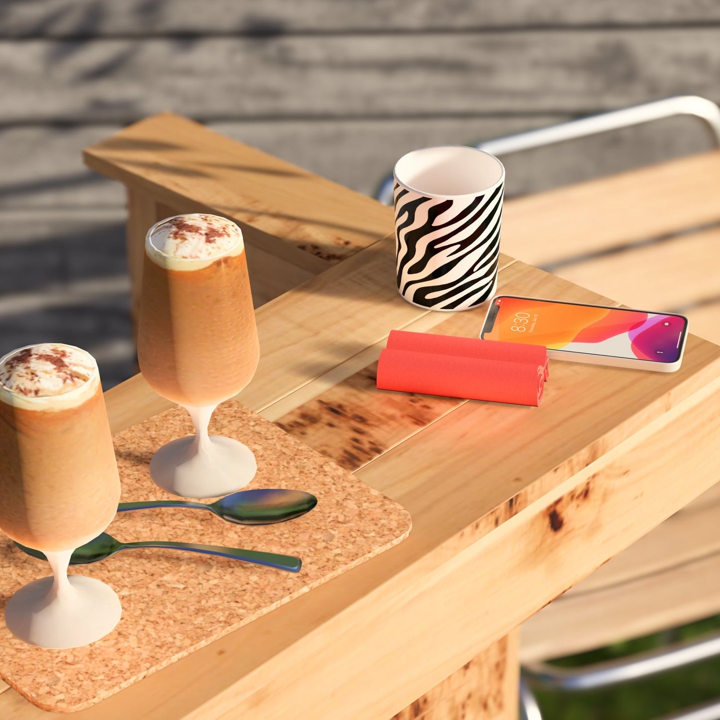 Rustic Wooden Pallet Bar - 100cm - Hot Tub Shop