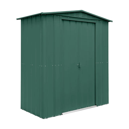 Globel Green Apex Metal Shed