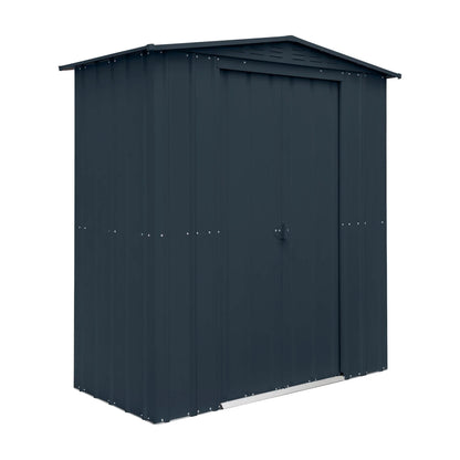 Globel Grey Apex Metal Shed
