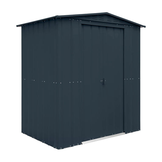 Globel Grey Apex Metal Shed