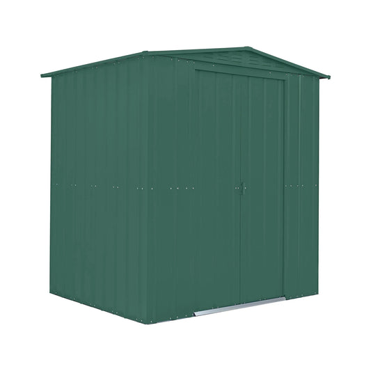 Globel Green Apex Metal Shed