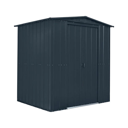 Globel Grey Apex Metal Shed