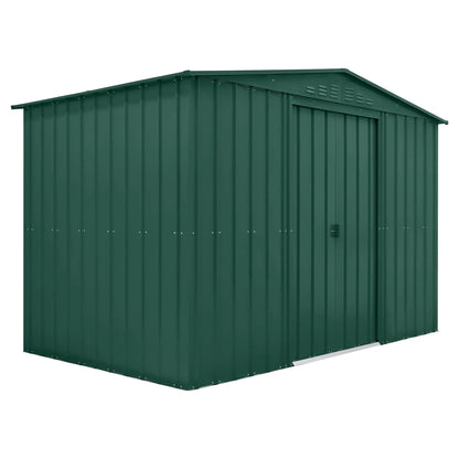 Globel Green Apex Metal Shed