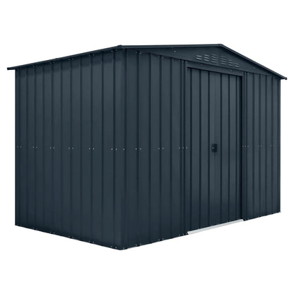 Globel Grey Apex Metal Shed
