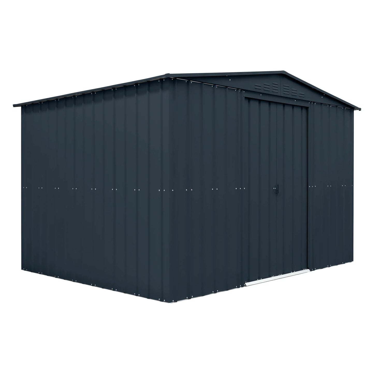 Globel Grey Apex Metal Shed