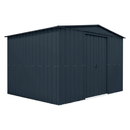 Globel Grey Apex Metal Shed