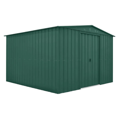 Globel Green Apex Metal Shed