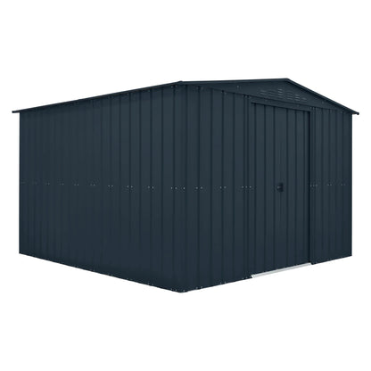 Globel Grey Apex Metal Shed