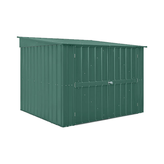 Globel 6 x 6 Green Metal Bike Locker