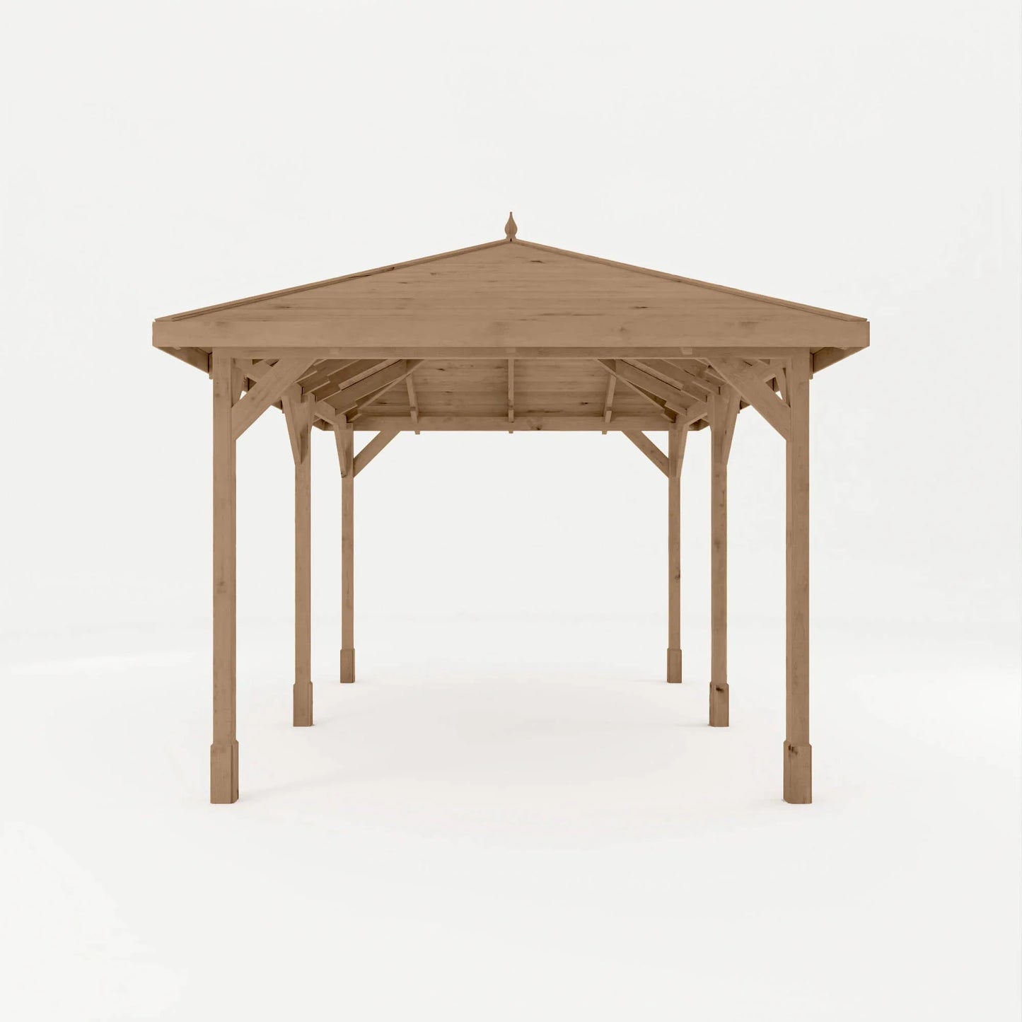 4m x 3m Pressure Treated Gazebo with Tongue & Groove Roof
