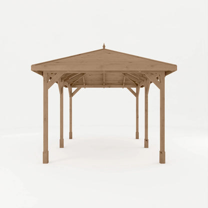 4m x 3m Pressure Treated Gazebo with Tongue & Groove Roof