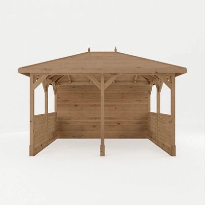 4m x 3m Pressure Treated Gazebo With Panels
