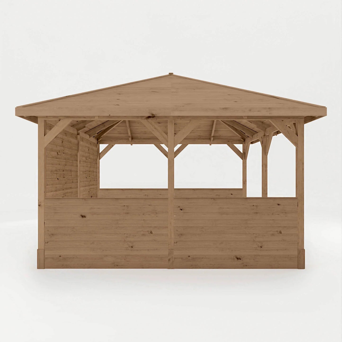 4m x 4m Pressure Treated Gazebo with Panels