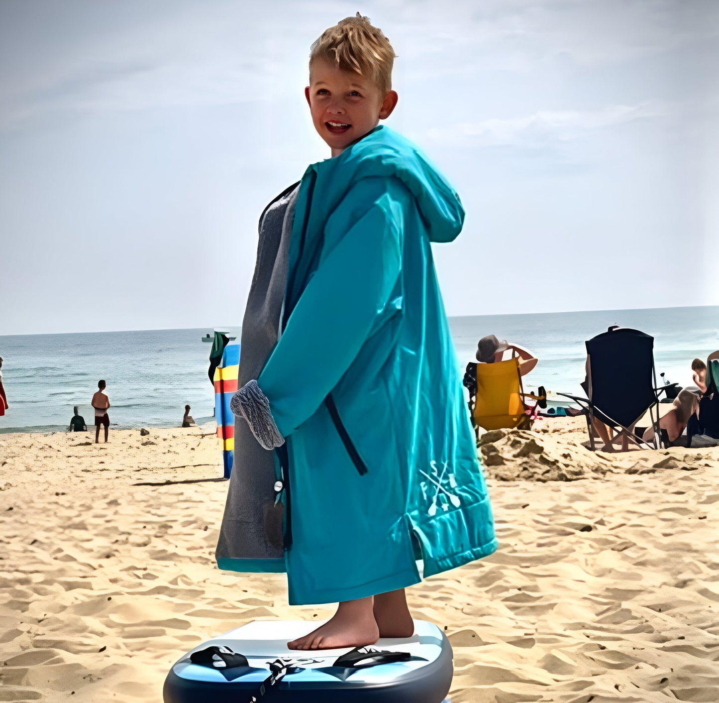 FatStick Kids Childs Changing Robe “FatWrap” With Sherpa Fleece Lining - Hot Tub Shop