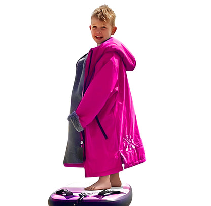 FatStick Kids Childs Changing Robe “FatWrap” With Sherpa Fleece Lining - Hot Tub Shop