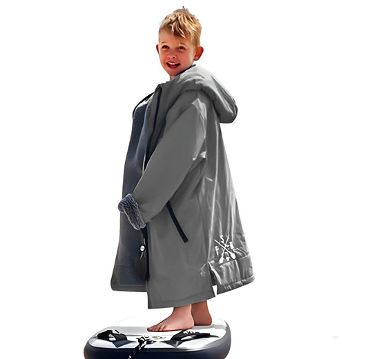 FatStick Kids Childs Changing Robe “FatWrap” With Sherpa Fleece Lining - Hot Tub Shop