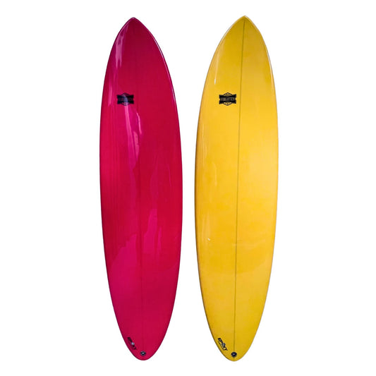 7ft Forgotten Round Tail Retro Egg Surfboard in Gloss Tint - Hot Tub Shop