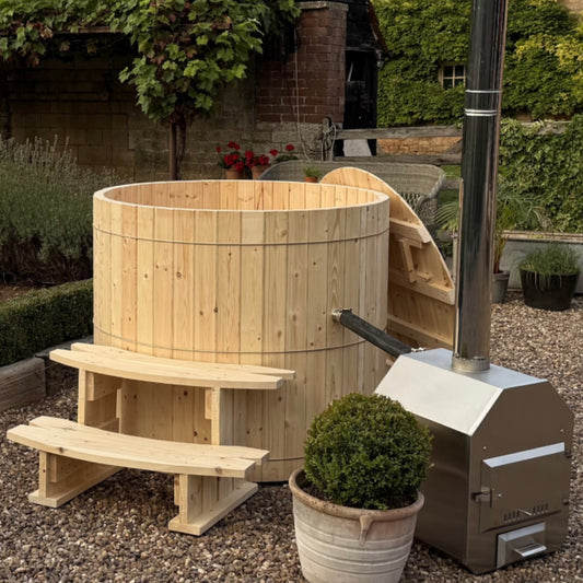 Embercraft Pine 2 Person Wood-Fired Hot Tub - Flat Packed