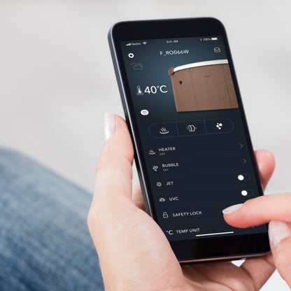 MSpa Rova Portable Hard Frame Hot Tub - Amber - Hot Tub Shop