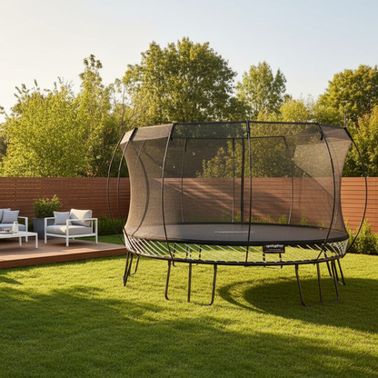 Springfree 13ft Round Outdoor Trampoline With Safety Net - Hot Tub Shop