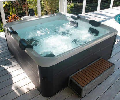 MSpa Oslo Aero Plus XL Portable Hard Frame Hot Tub - Grey - Hot Tub Shop