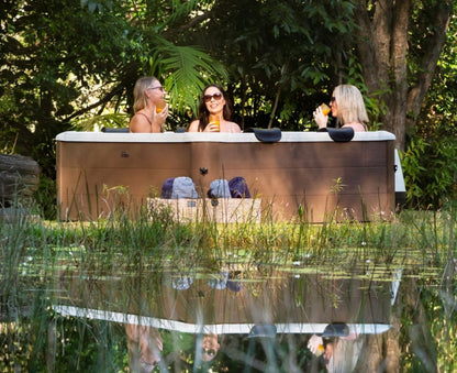 MSpa Oslo Aero Plus XL Portable Hard Frame Hot Tub - Amber - Hot Tub Shop