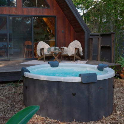 MSpa Denver Portable Hard Frame Hot Tub - Grey - Hot Tub Shop