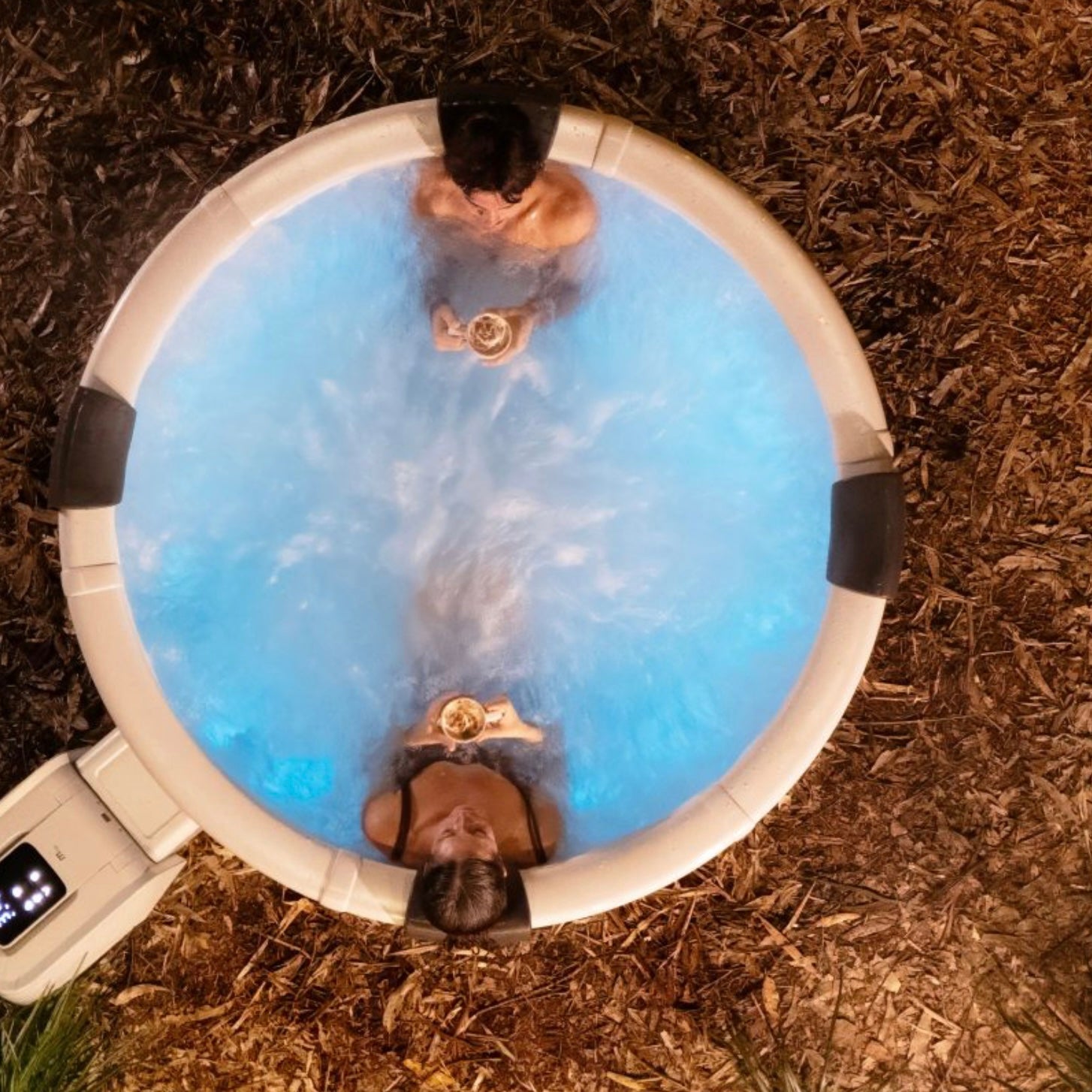 MSpa Rova Portable Hard Frame Hot Tub - Amber - Hot Tub Shop