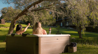 MSpa Oslo Aero Plus XL Portable Hard Frame Hot Tub - Amber - Hot Tub Shop