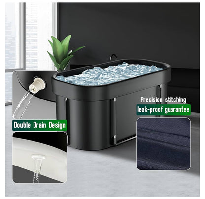 FatStick Recovery Ice Bath | Cold Water Therapy & Recovery Plunge Tub | Round/Oval - Hot Tub Shop