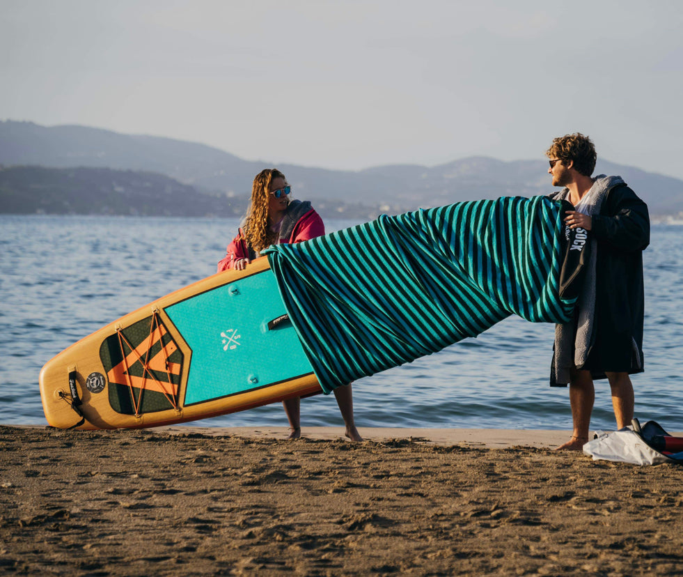 10'6 SUP SOCK PADDLE BOARD BAG/COVER & LANDING MAT - Hot Tub Shop