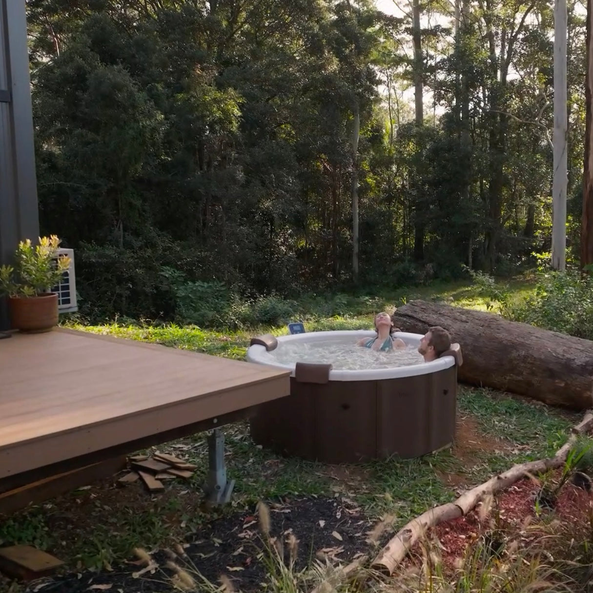 MSpa Rova Portable Hard Frame Hot Tub - Amber - Hot Tub Shop