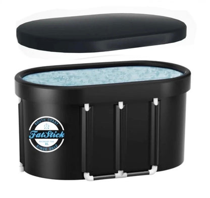 FatStick Recovery Ice Bath | Cold Water Therapy & Recovery Plunge Tub | Round/Oval - Hot Tub Shop