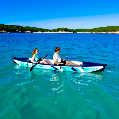 Inflatable 1 & 2 Person Drop Stitch Kayak Package | Canoe | iKayak - Hot Tub Shop
