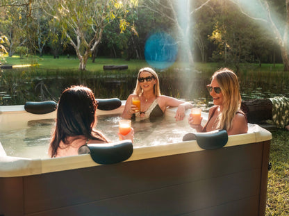 MSpa Oslo Aero Plus XL Portable Hard Frame Hot Tub - Amber - Hot Tub Shop