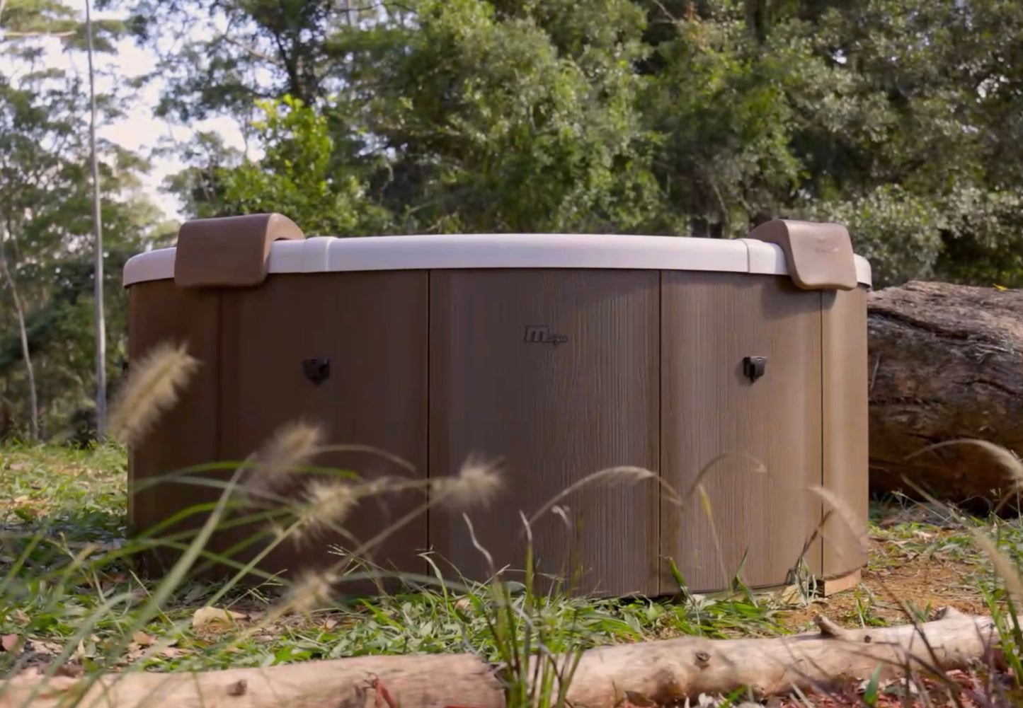 MSpa Rova Portable Hard Frame Hot Tub - Amber - Hot Tub Shop