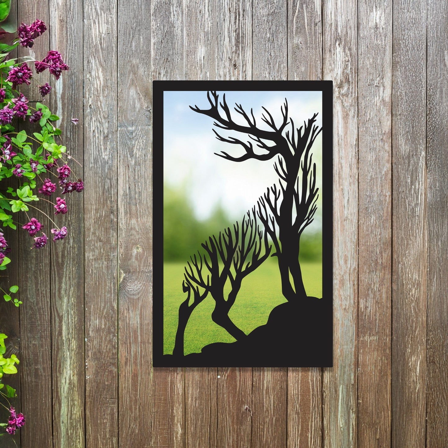 Roaring Stag, SunCatcher Garden Mirror Highland Stag Design - Hot Tub Shop