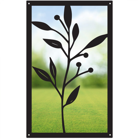 Olive Branch, SunCatcher Garden Mirror Rectangular Design - Hot Tub Shop