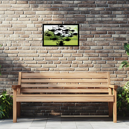 School of Fish, SunCatcher Garden Mirror Rectangular Design - Hot Tub Shop