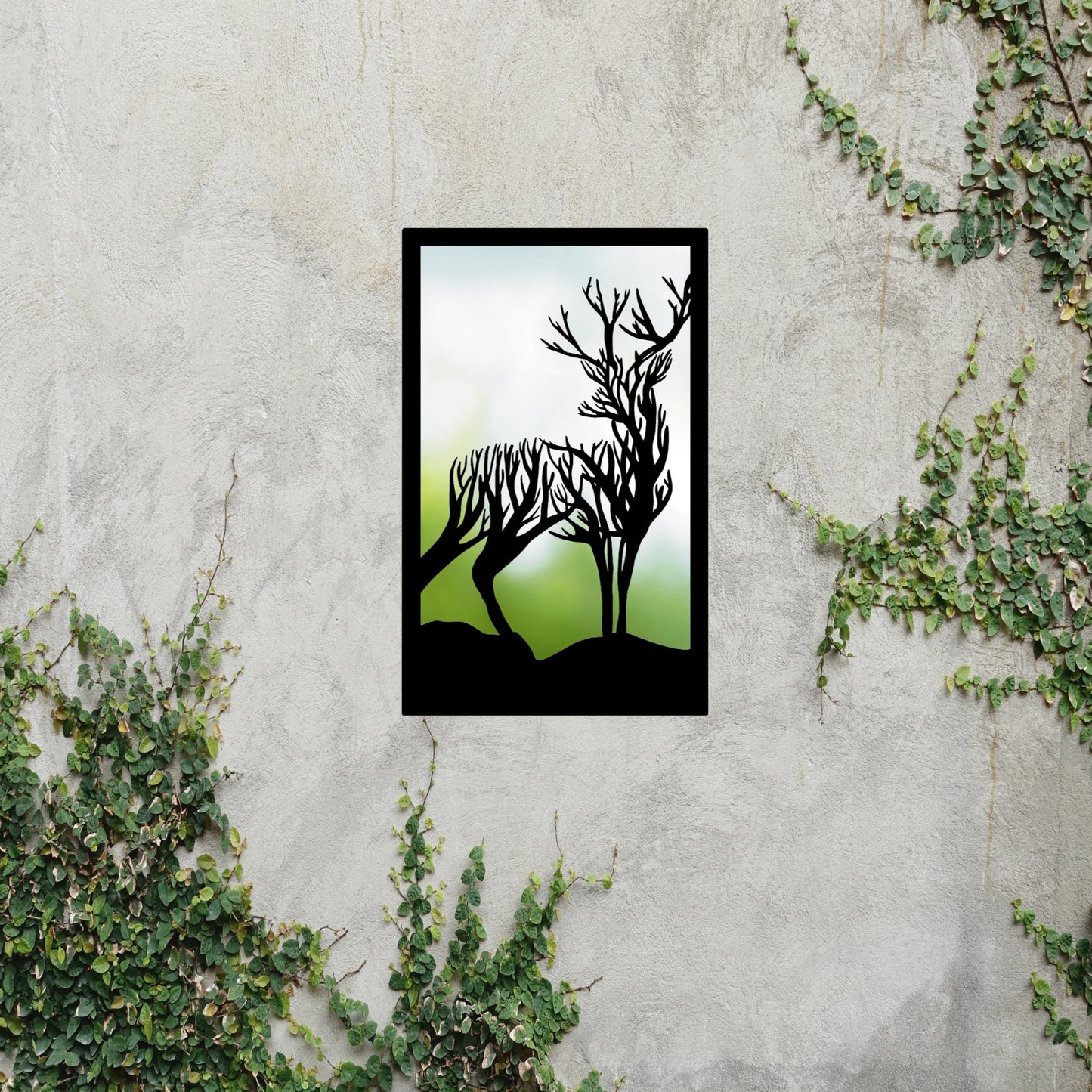 Turning Stag, SunCatcher Garden Mirror Highland Stag Design - Hot Tub Shop