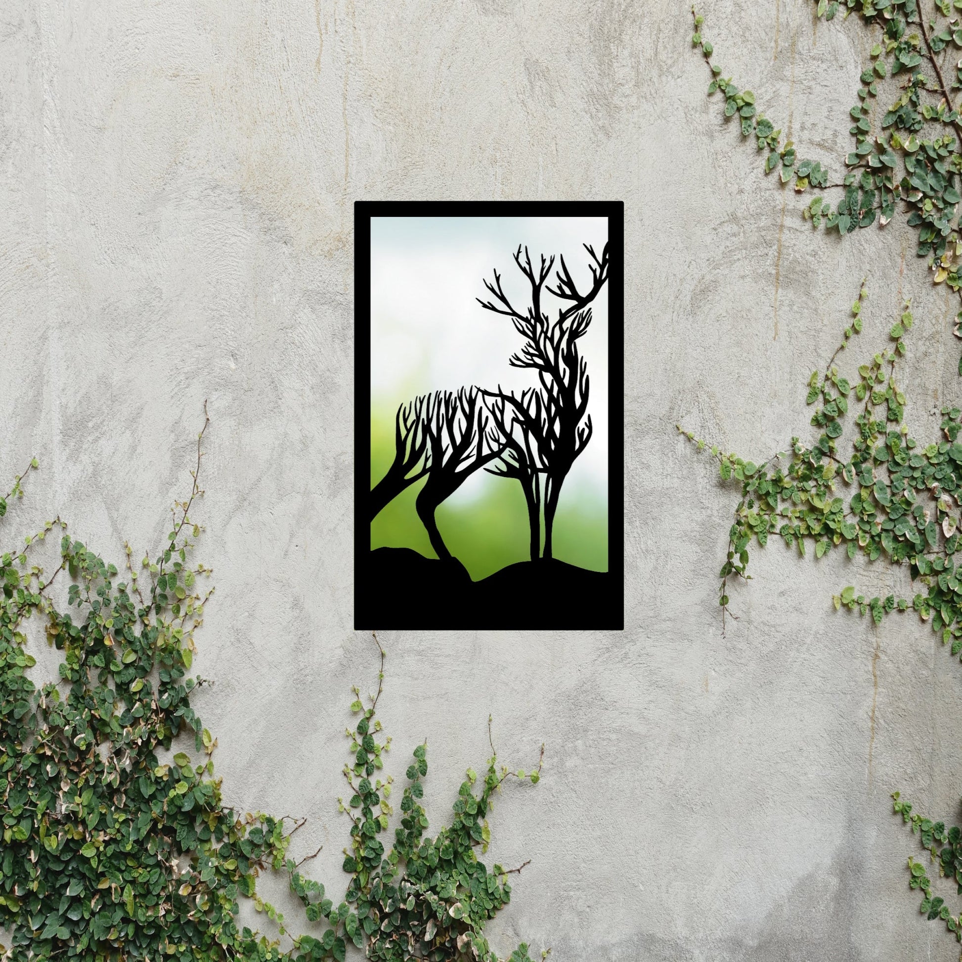 Turning Stag, SunCatcher Garden Mirror Highland Stag Design - Hot Tub Shop