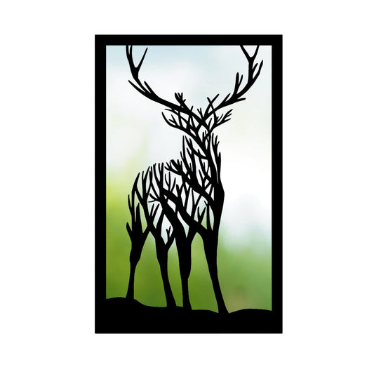 Staring Stag, SunCatcher Garden Mirror Highland Stag Design - Hot Tub Shop
